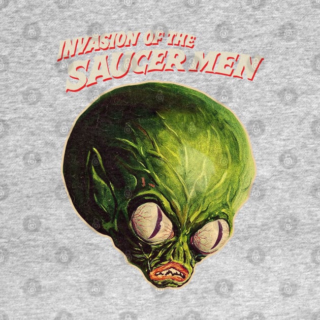 Invasion of the Saucer Men )( Original Horror Fan Art by darklordpug